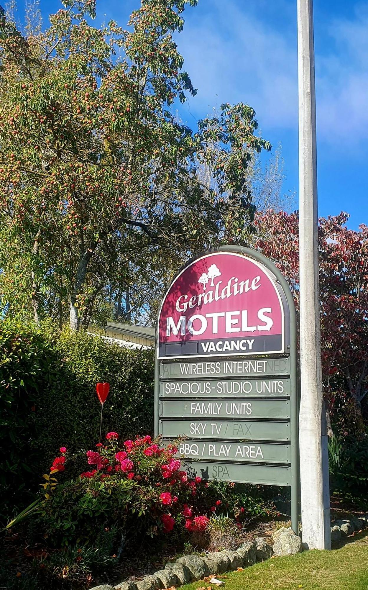 Geraldine Motels Экстерьер фото